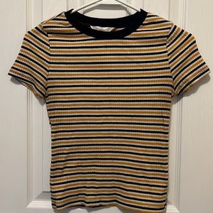 Walmart Stretchy Striped Tee